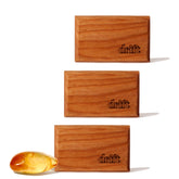 Drift Car Air Freshener - Wood Air Freshener - Car Odor Eliminator - Amber Scent Refill - Pack of 3 Brown - NO CLIP INCLUDED